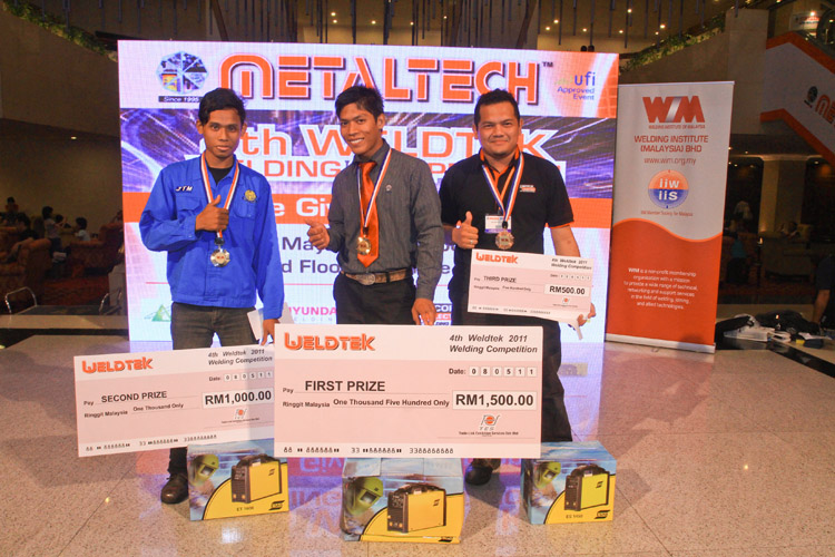 4th Metaltech 2011 Welding Competition winners)